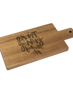 Es ist genug da Akazienholzbrett