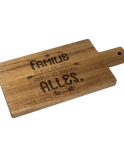 Familie Akazienholzbrett