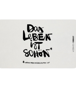 Das Leben ist Schön, Frühstücksbrettchen