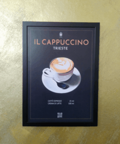 Alternative view of Cappuccino | Kunstdruck mit QR-Code