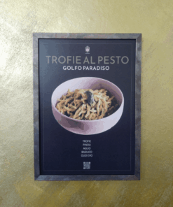 Alternative view of Trofie al Pesto | Kunstdruck mit QR-Code