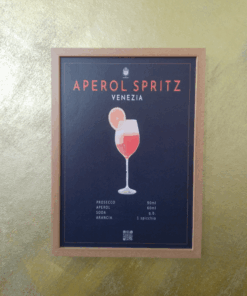 Alternative view of Aperol Spritz | Kunstdruck mit QR-Code